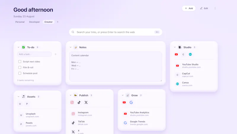 ARC Tab screenshot 4