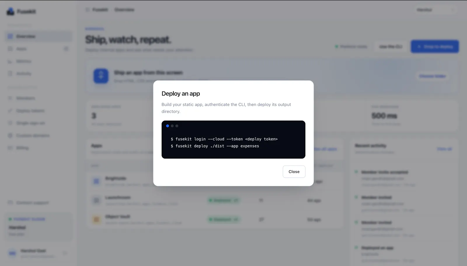 Fusekit - Fuse together internal tools screenshot 3