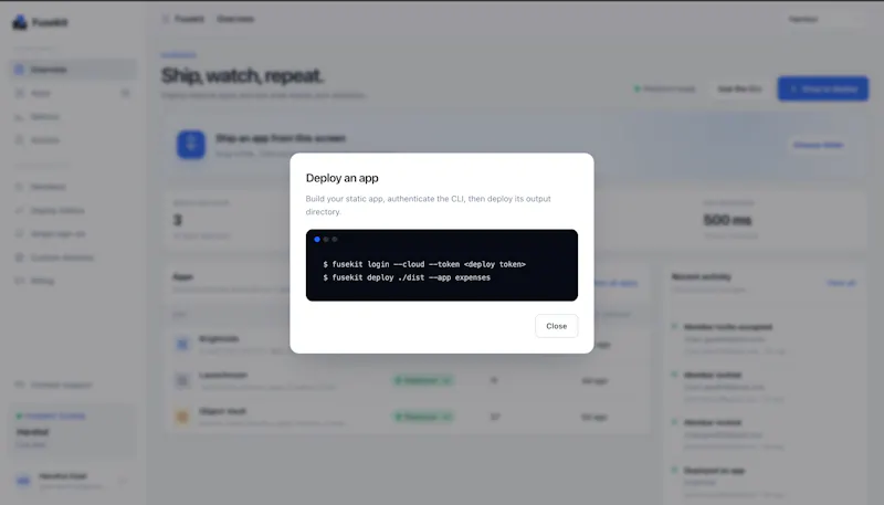 Fusekit - Fuse together internal tools screenshot 3