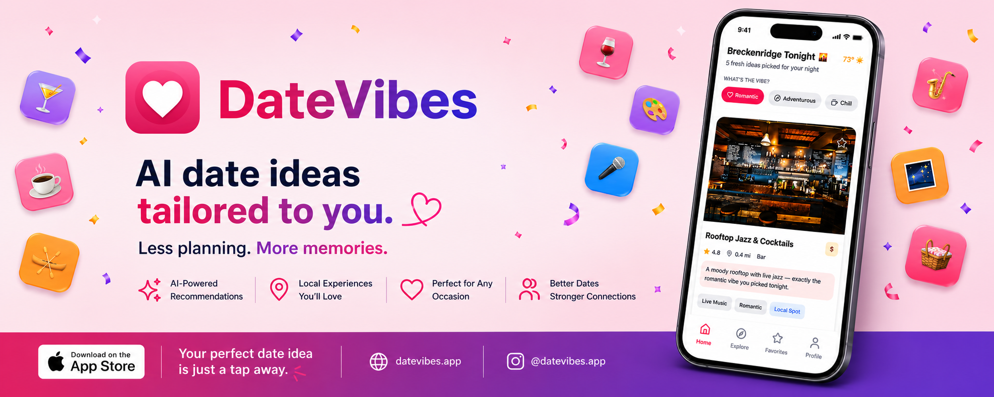 DateVibes - AI Date Night Ideas gallery image