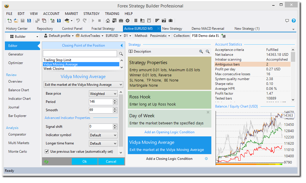 Forex Strategy Builder gallery image