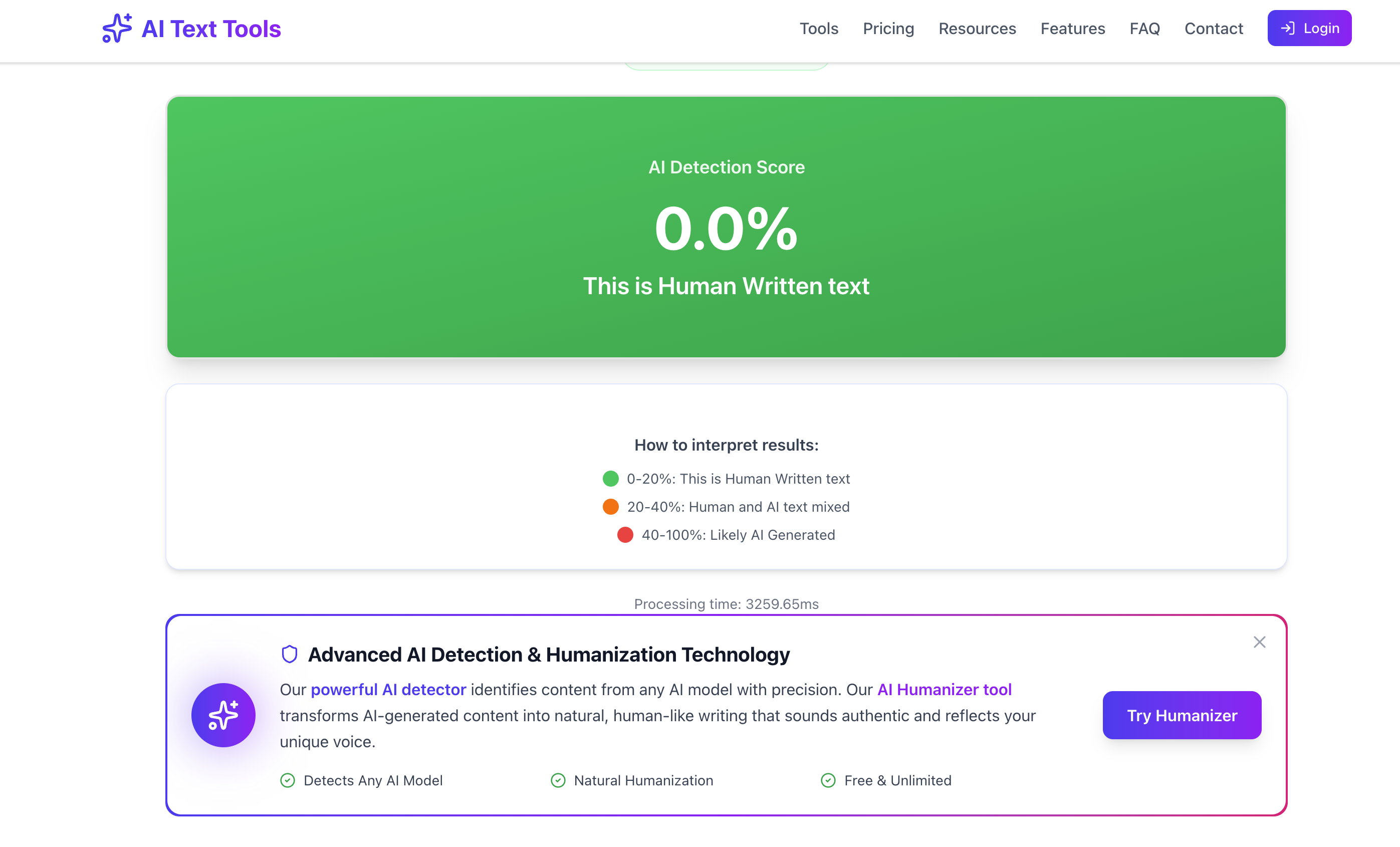 AITextools - Screenshot 5 showing product features and functionality