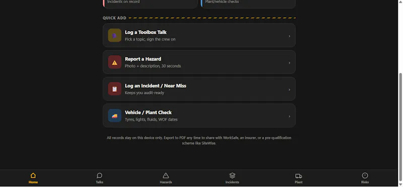 Workplace Safety App Site Safety Toolbox screenshot 5