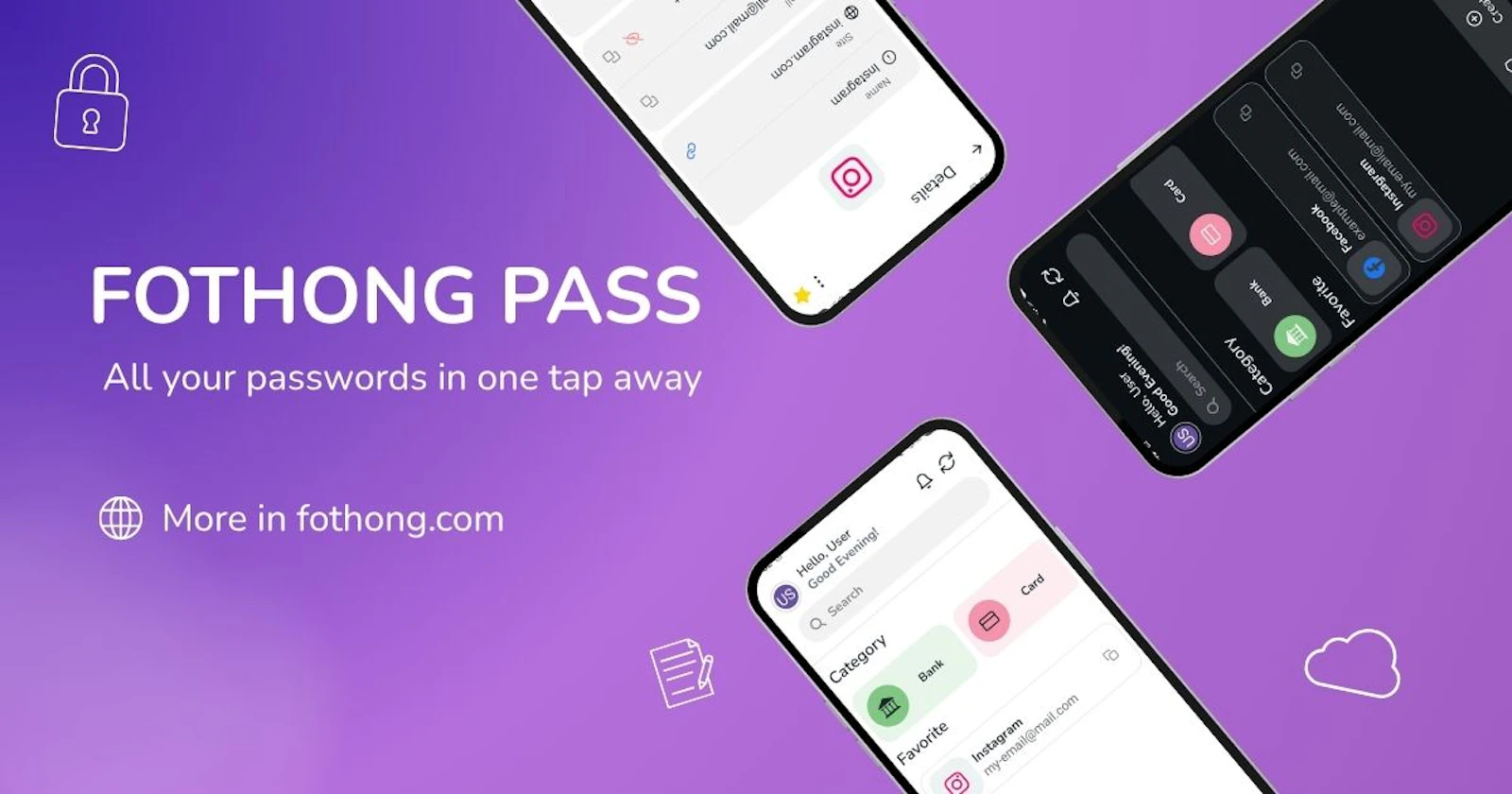 Fothong Pass | Secure Password Manager screenshot 1