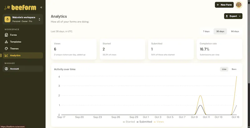 BeeForm screenshot 1