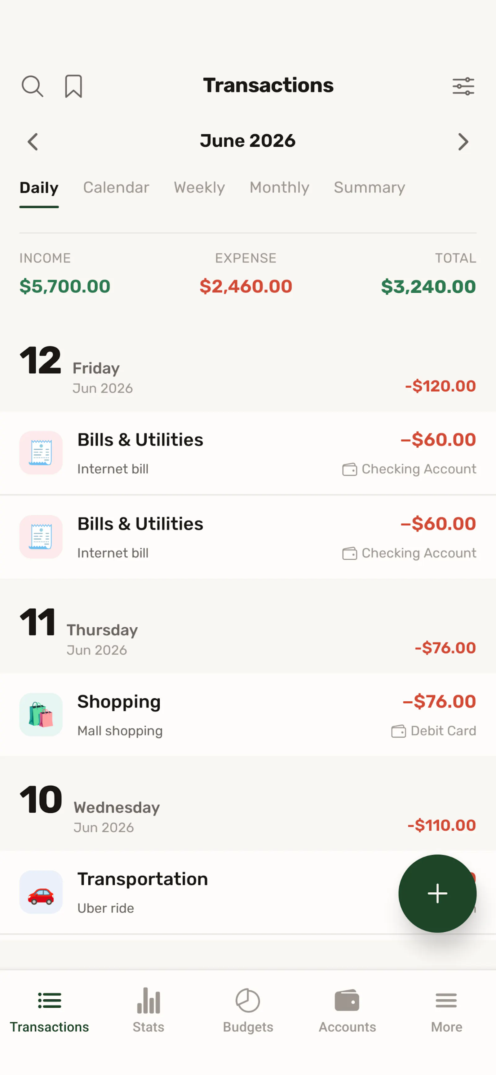 Tadbir Money Manager screenshot 11