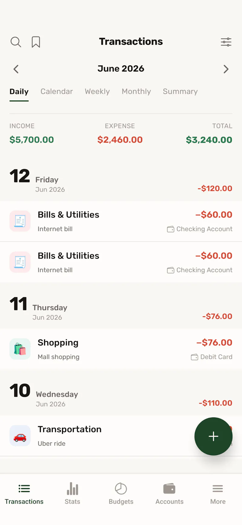 Tadbir Money Manager screenshot 11
