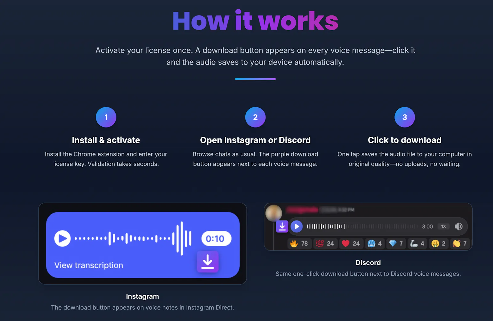 VoiceMessageDownloader.com screenshot 3