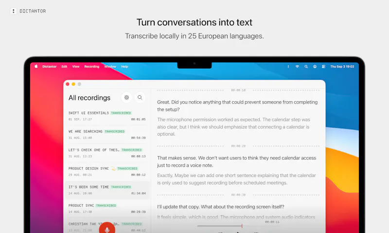 Dictantor screenshot 4