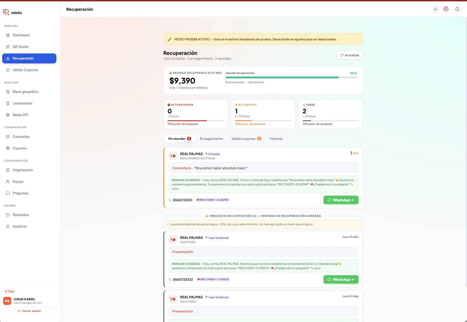 Retelio screenshot 3