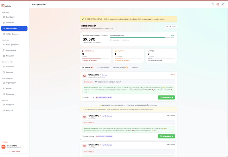 Retelio screenshot 3