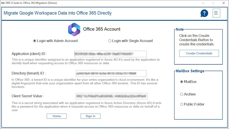 G Suite to Office 365 Migration Tool gallery image