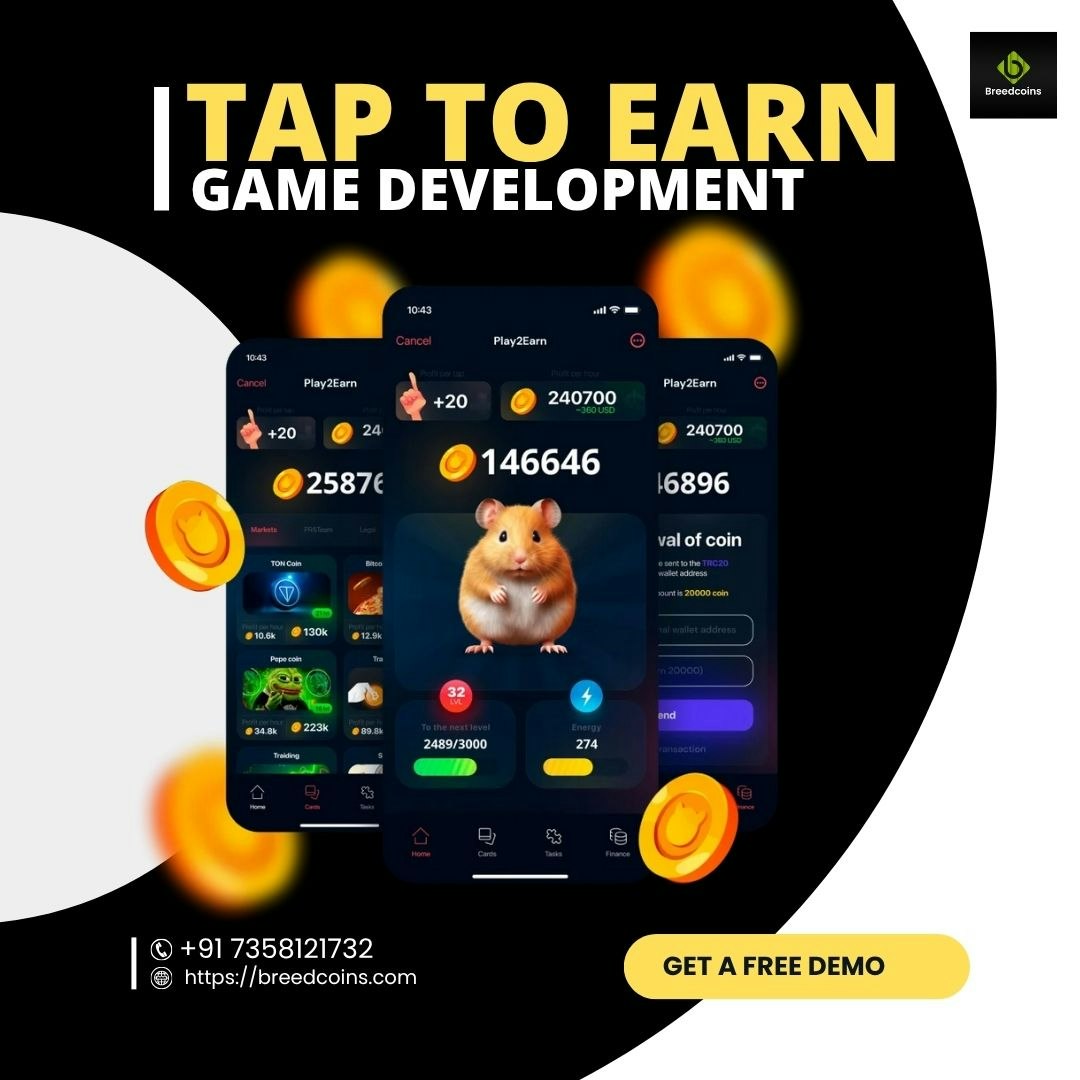 Tap to earn game development company gallery image