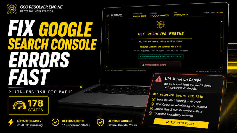 GSC Resolver Engine screenshot 2
