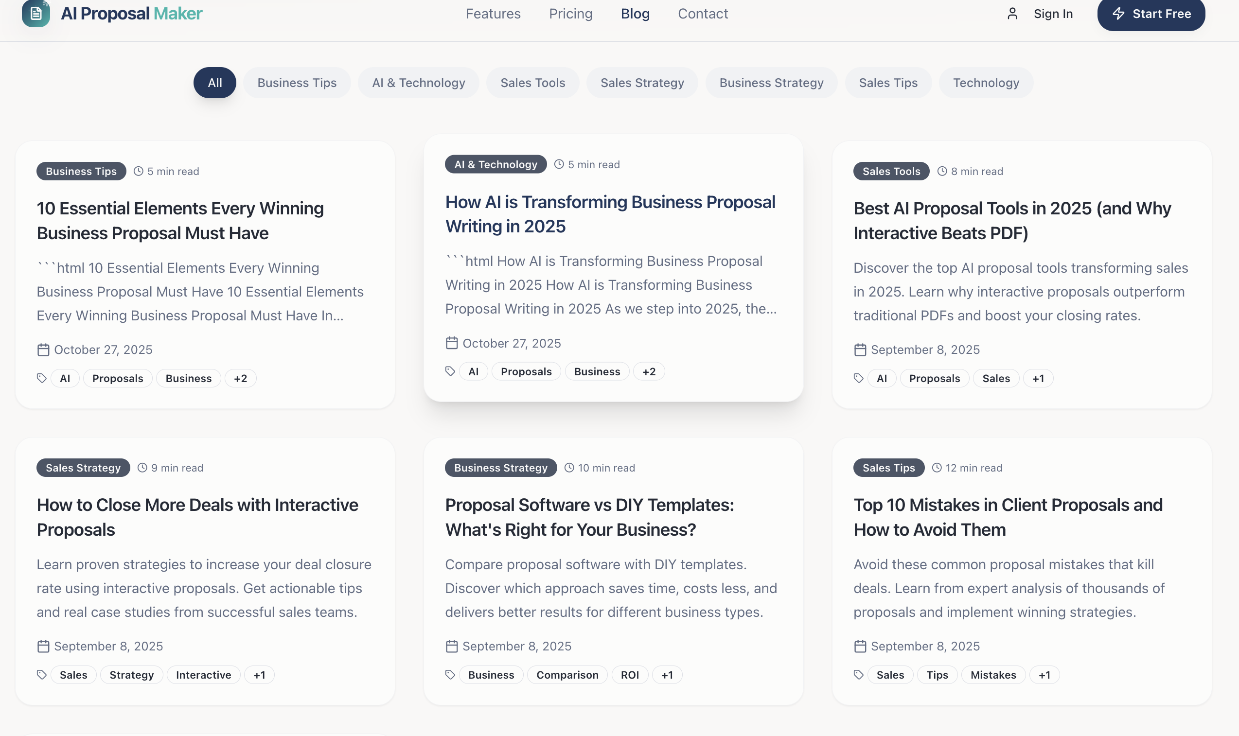 AI Proposal Maker - Screenshot 2 preview