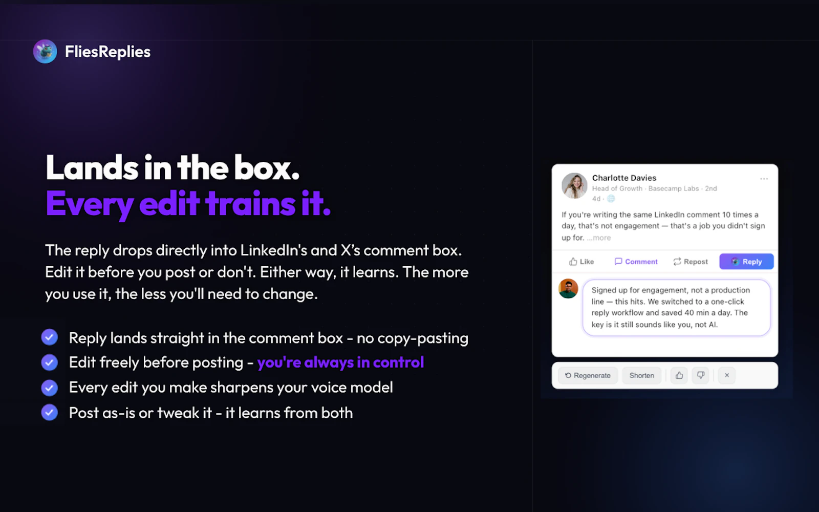 FliesReplies screenshot 4