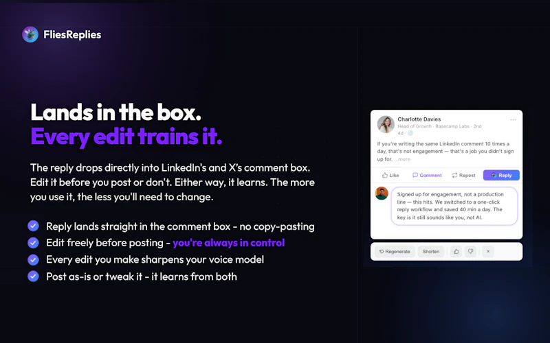 FliesReplies screenshot 4