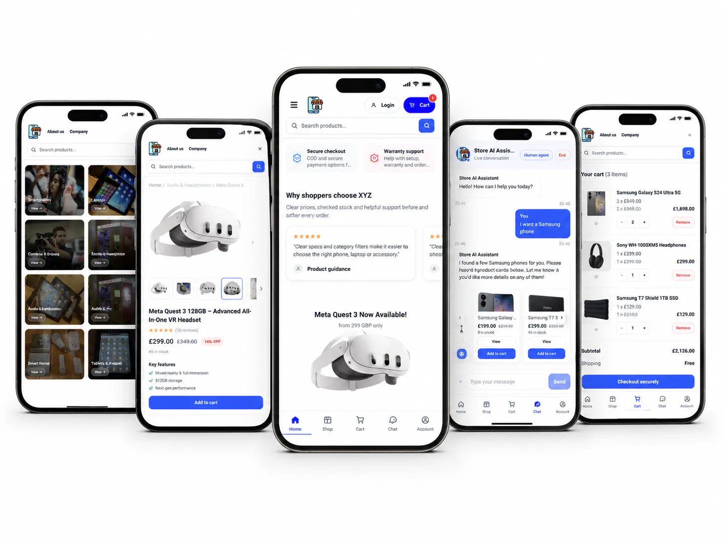 Ecomz AI Multi-Tenant SaaS Store Builder gallery image