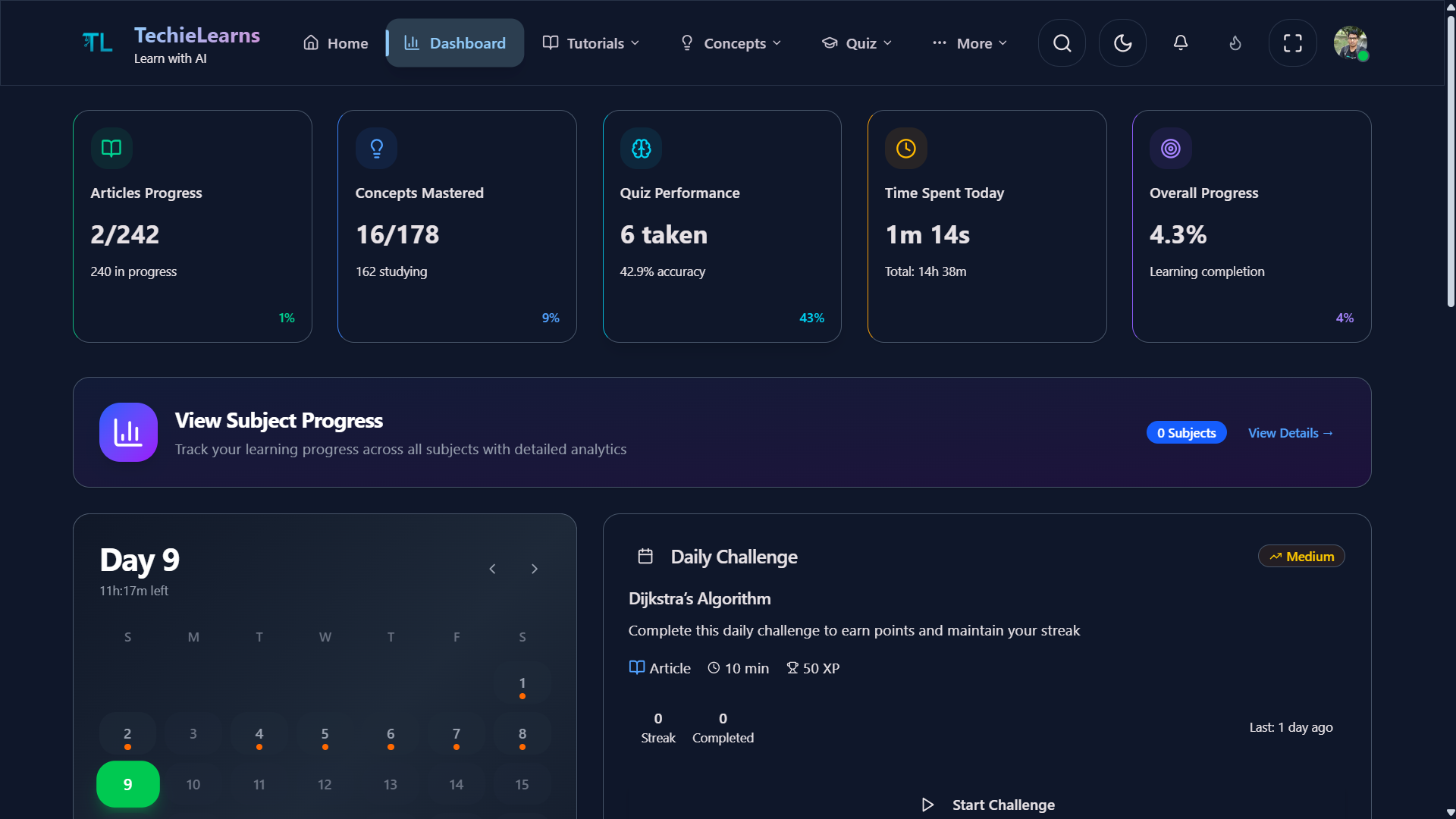 TechieLearns — AI Learning Platform gallery image