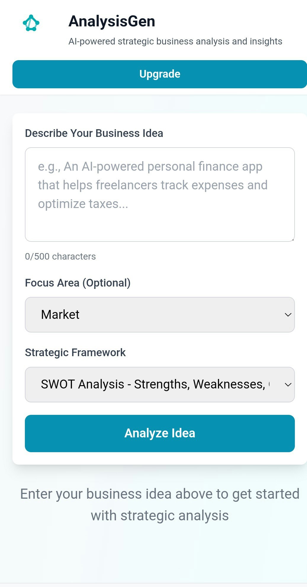 AnalysisGen - Screenshot 2 preview