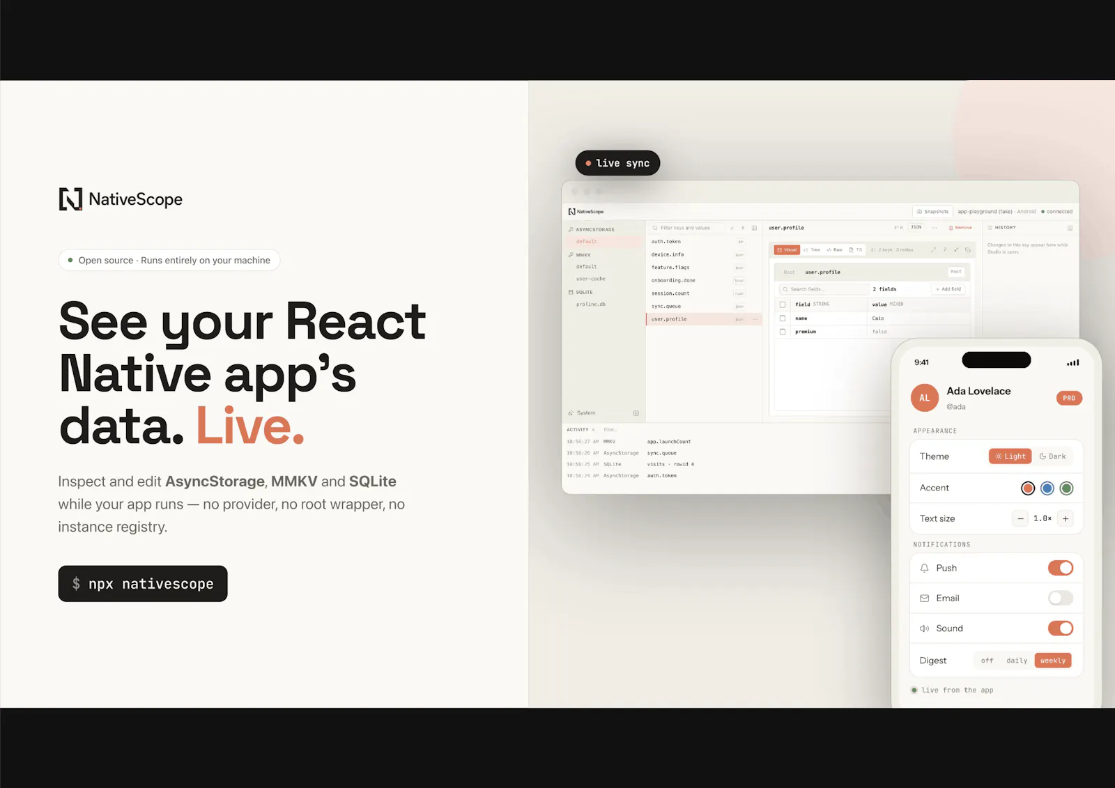 NativeScope screenshot 1