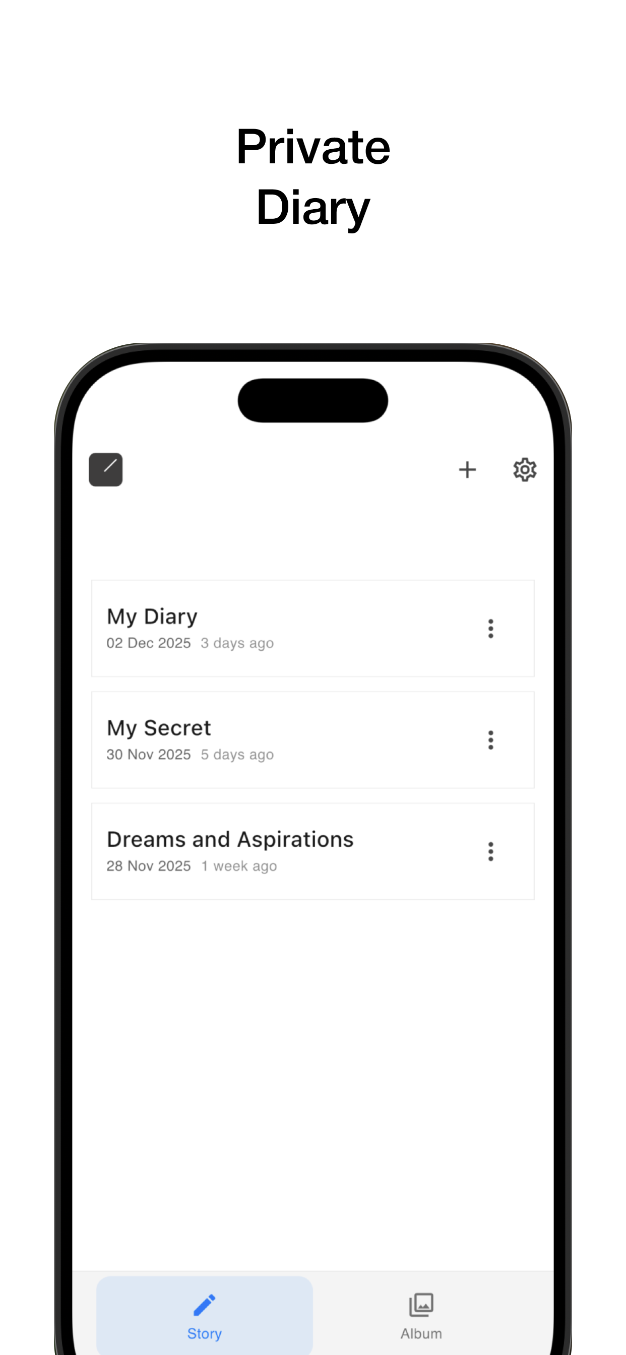 Locka: Photo Vault and Diary - Screenshot 3 showing product features and functionality