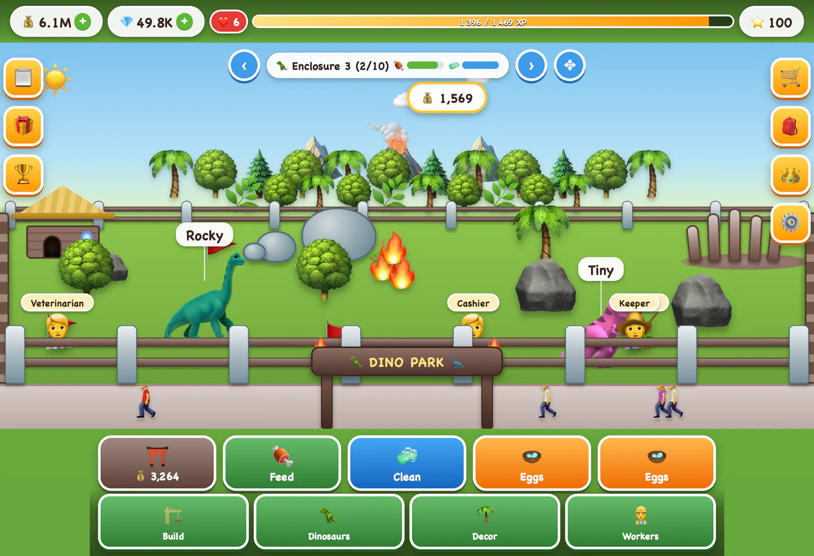 Dino Park Tycoon screenshot 2