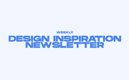 Design Inspiration Newsletter media 1