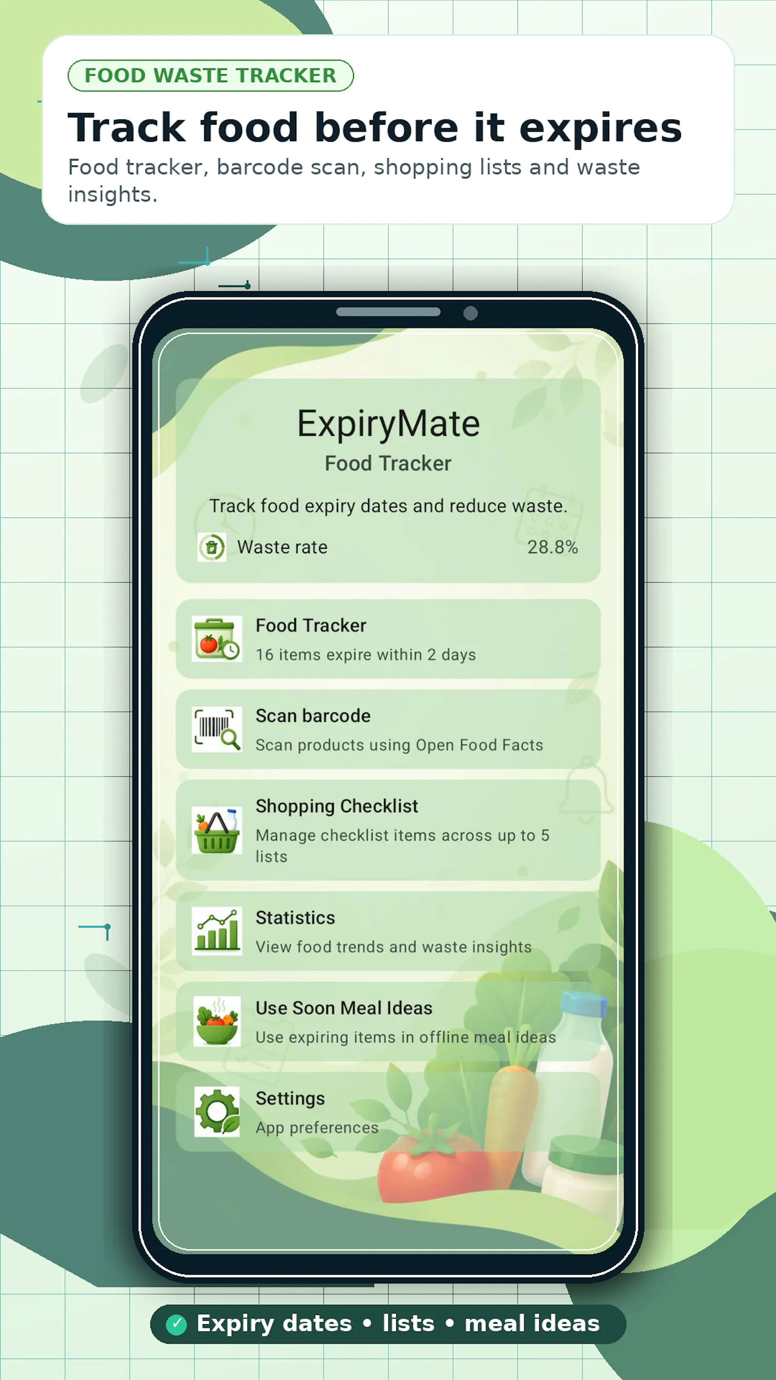 ExpiryMate: Food Tracker screenshot 1