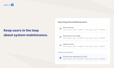 Status Page by Spike.sh gallery image