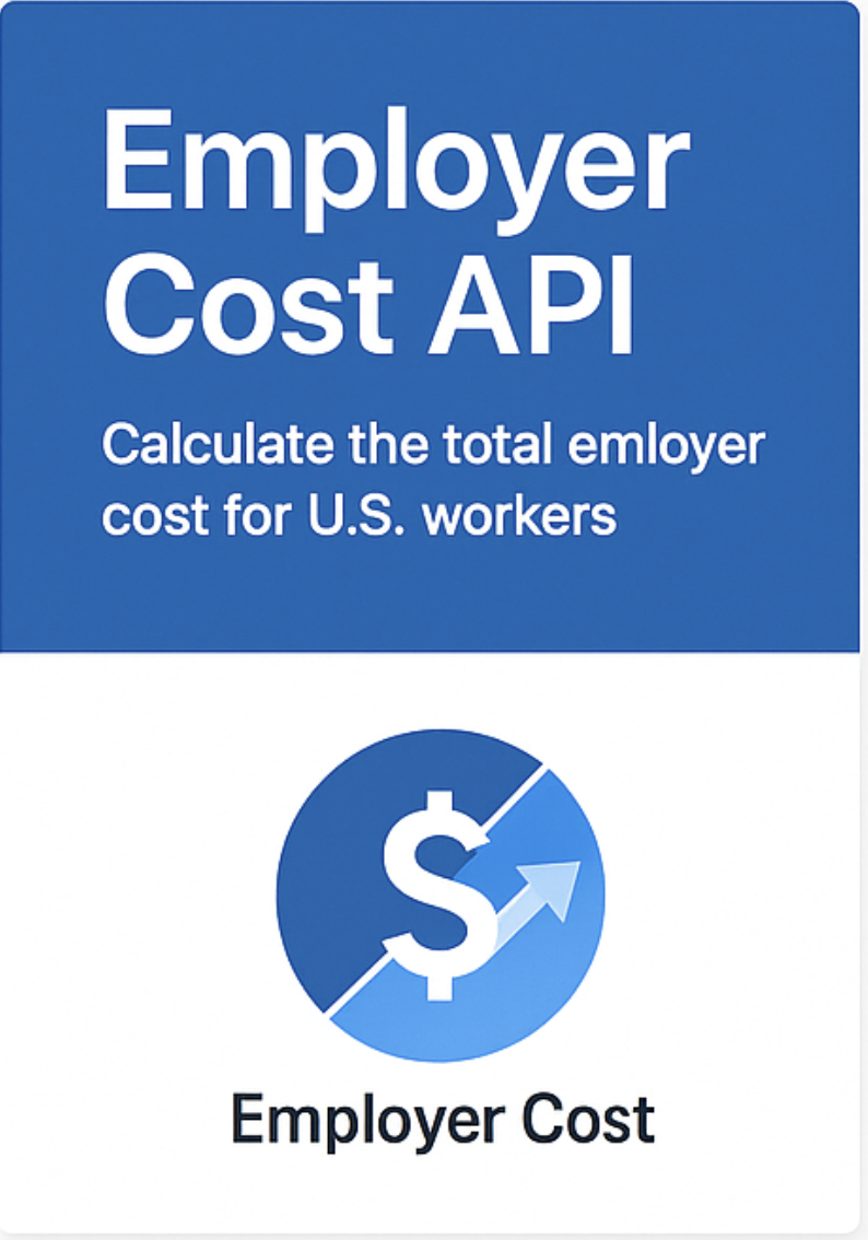Employer Cost API - Main screenshot showing features and interface