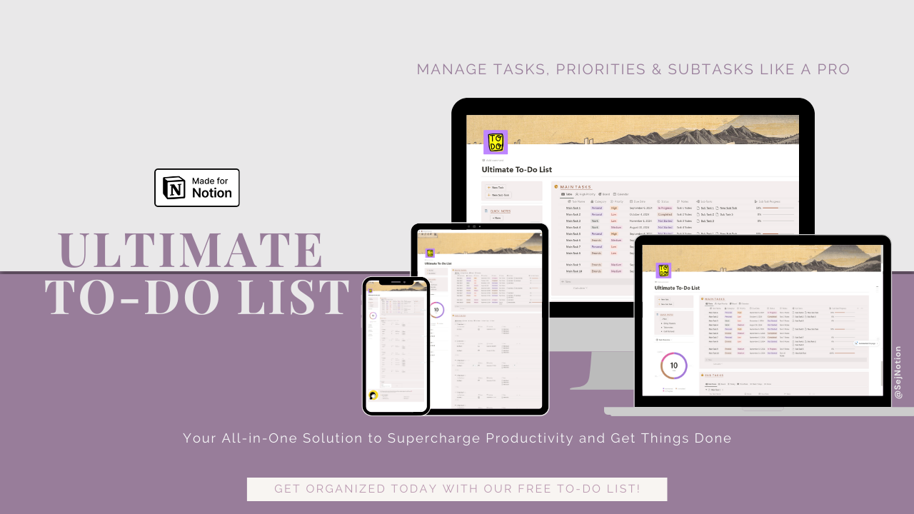 Ultimate To-Do List Template media 1