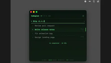todoglow for macOS gallery image