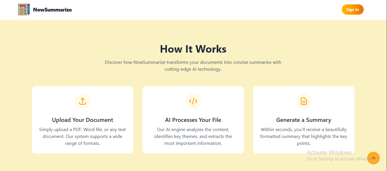 NowSummarize gallery image