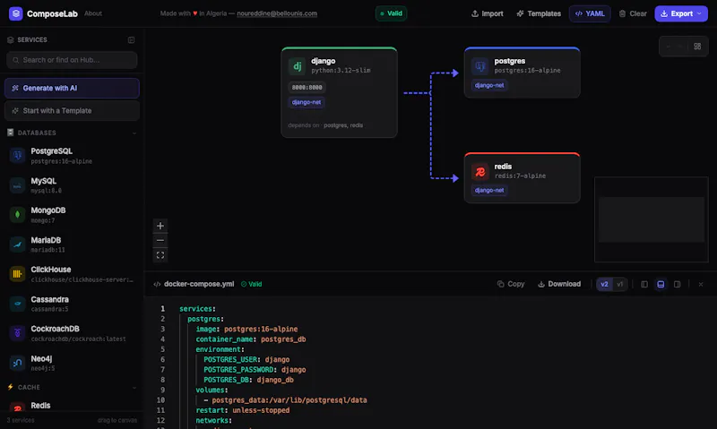 ComposeLab — Docker Compose Builder screenshot 4