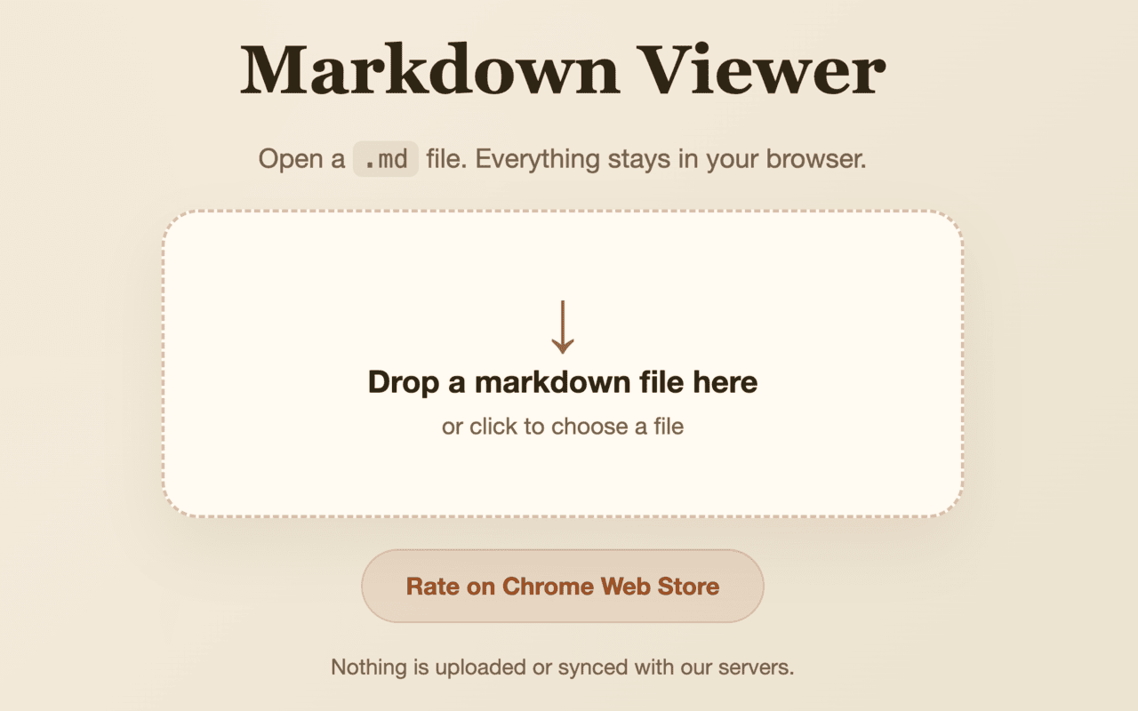 No BS Markdown Viewer gallery image