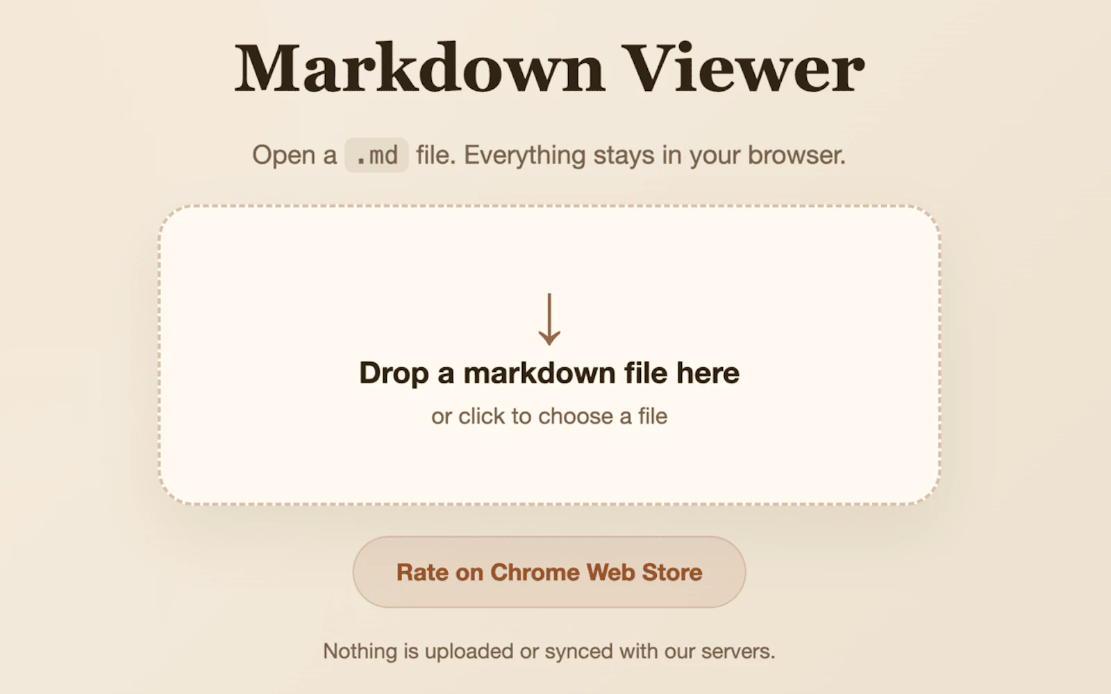 No BS Markdown Viewer screenshot 1