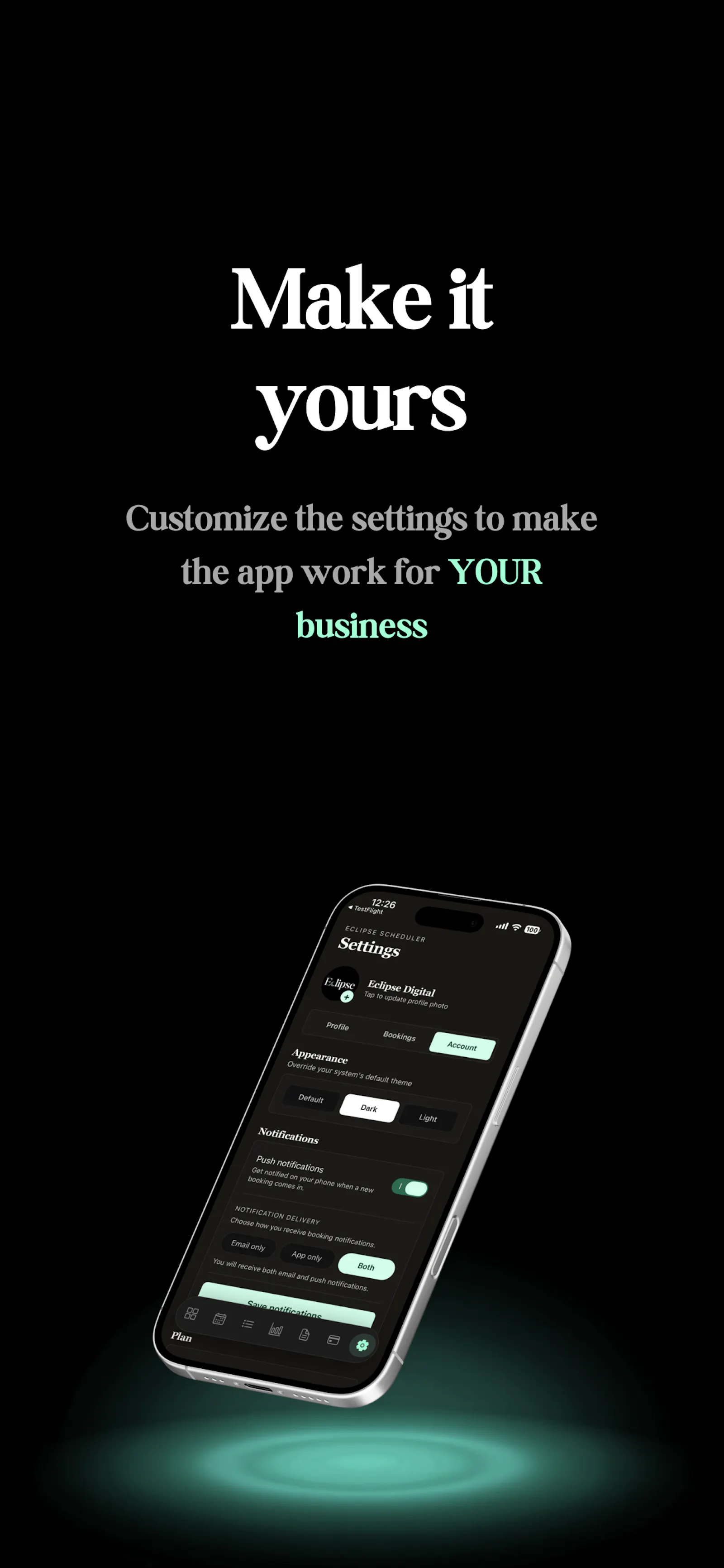 Eclipse Scheduler Mobile App Launch screenshot 2