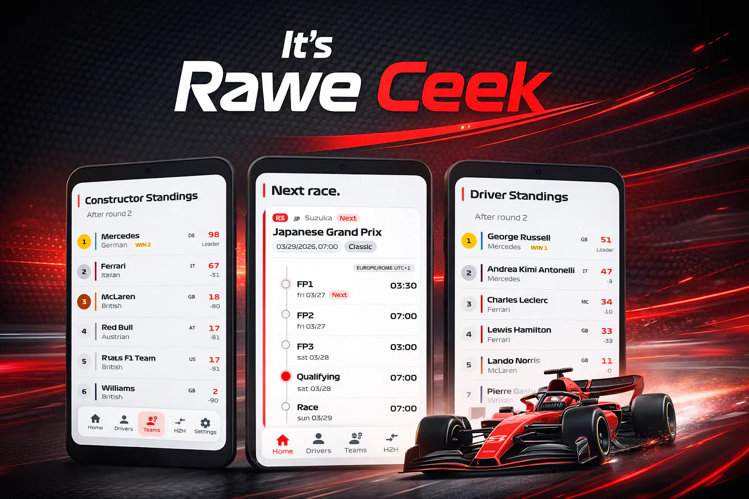 Rawe Ceek のプロダクトバナー
