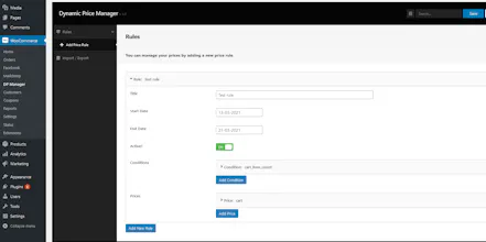 WooCommerce Dynamic Price Manager gallery image