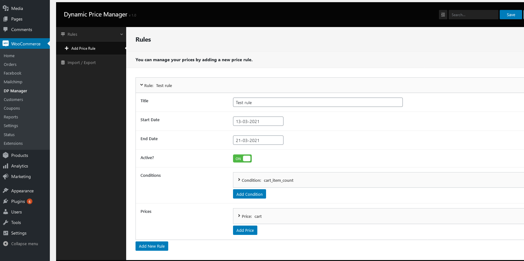 WooCommerce Dynamic Price Manager media 3