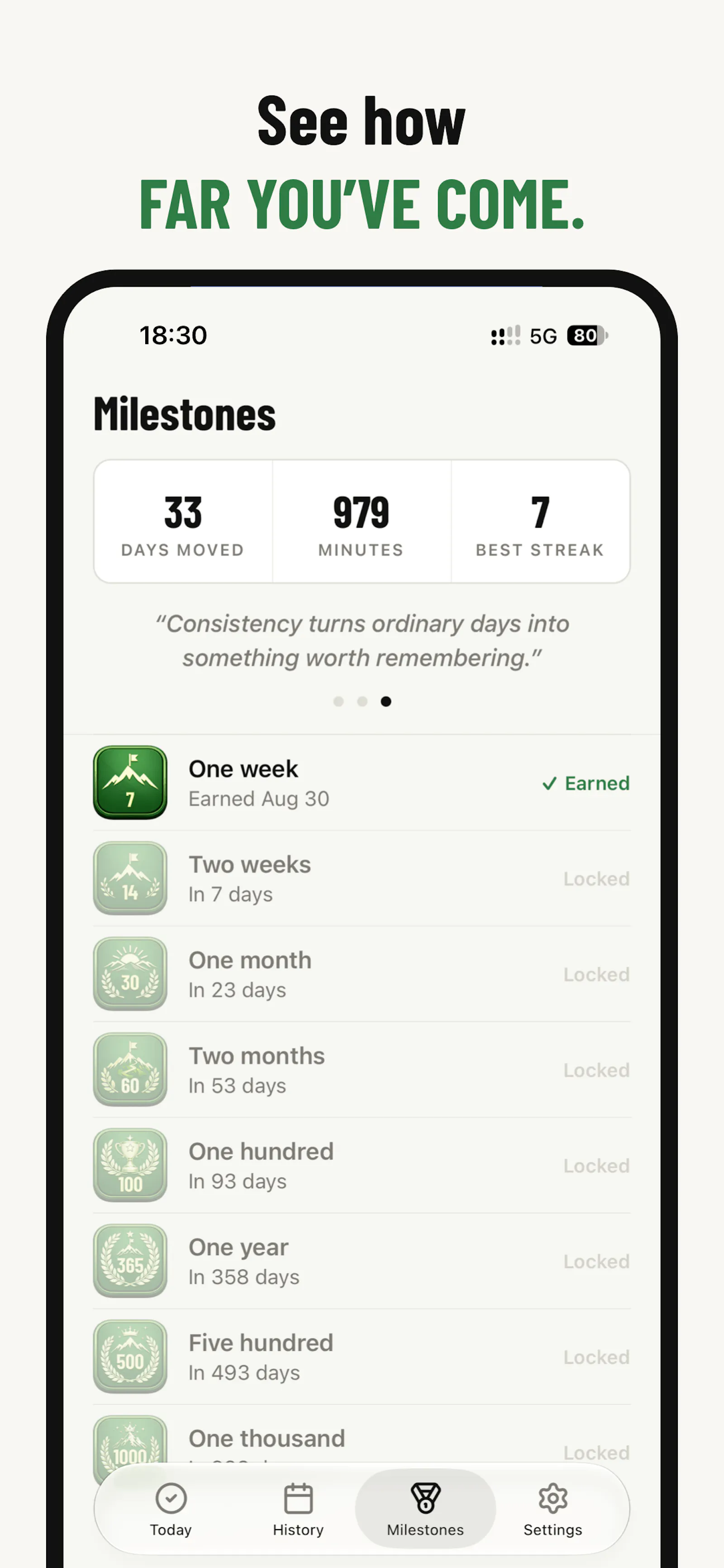UNSKIP: Fitness Habit Tracker screenshot 5
