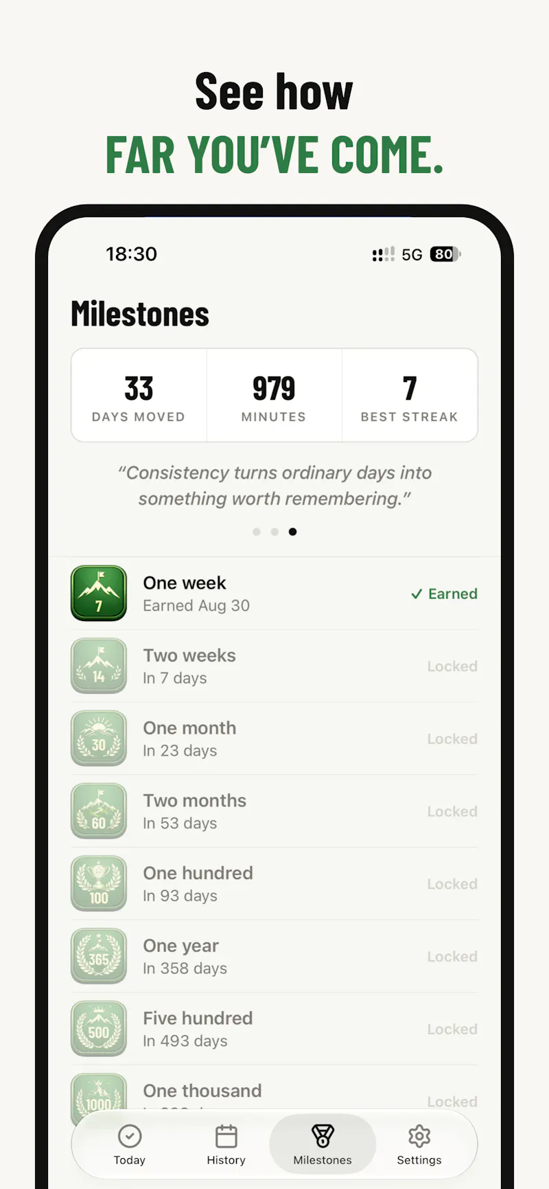 UNSKIP: Fitness Habit Tracker screenshot 5
