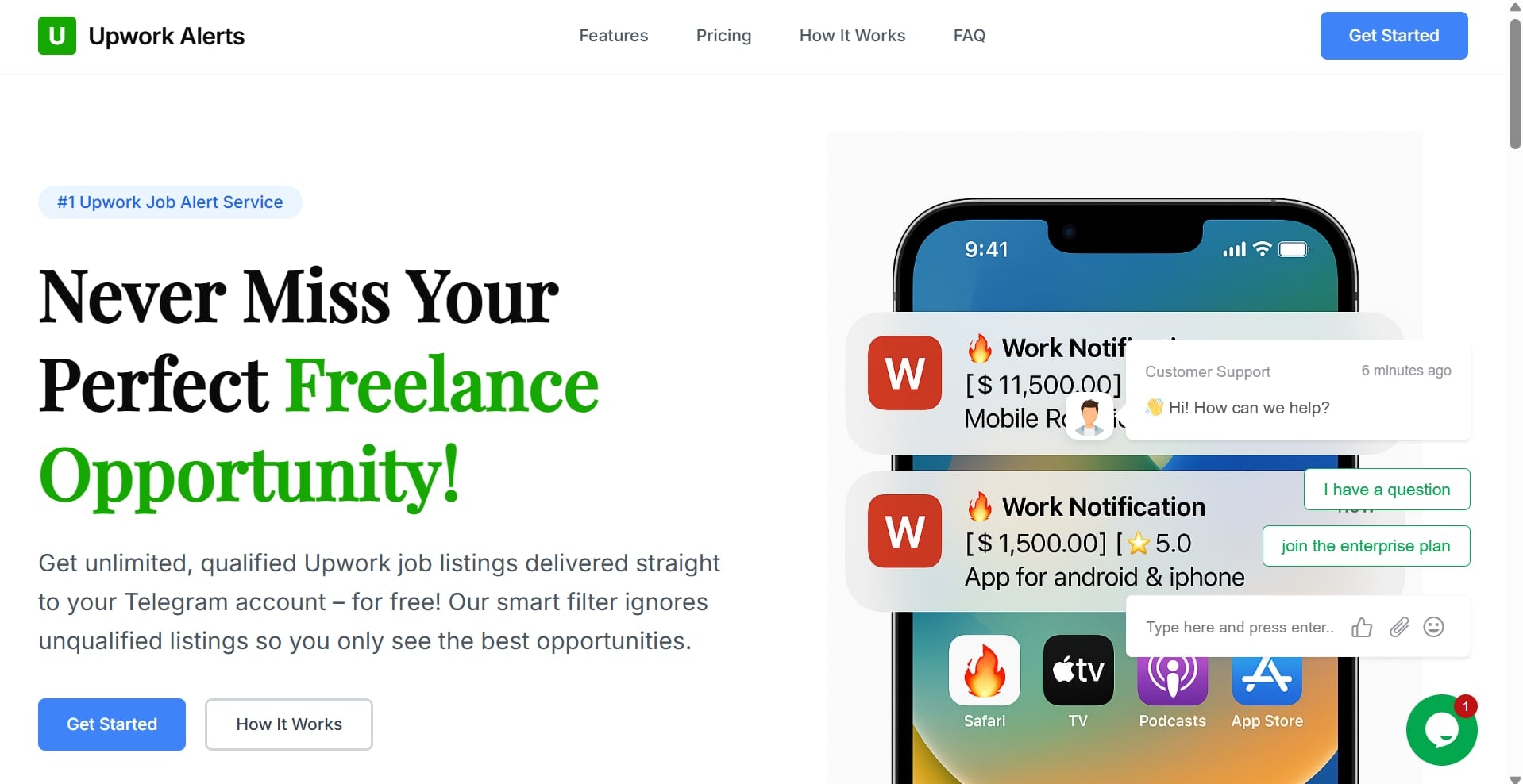 Upanoti - Verpassen Sie niemals Ihre perfekte freiberufliche Gelegenheit auf Upwork Medien 1