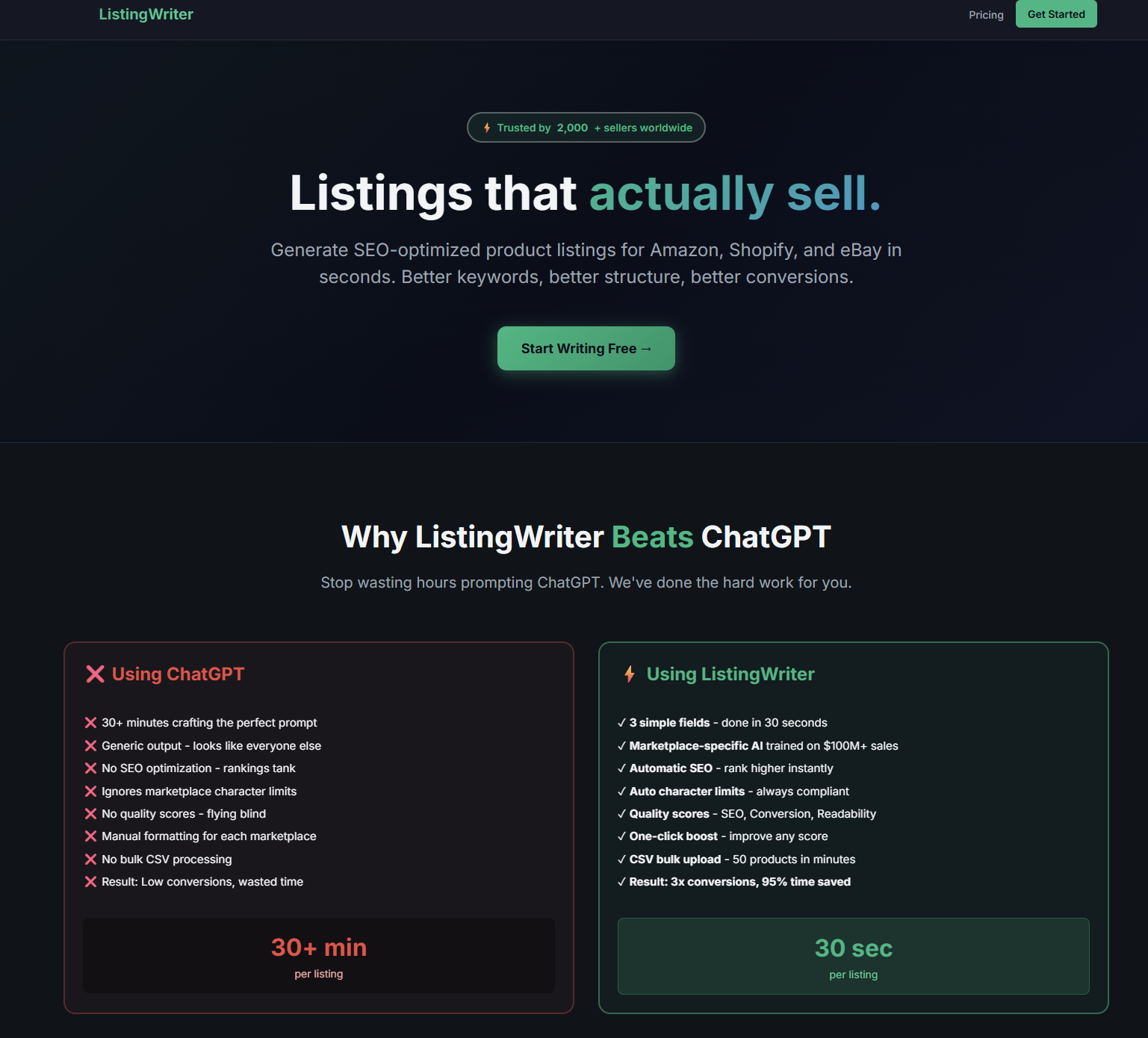 ListingWriter gallery image