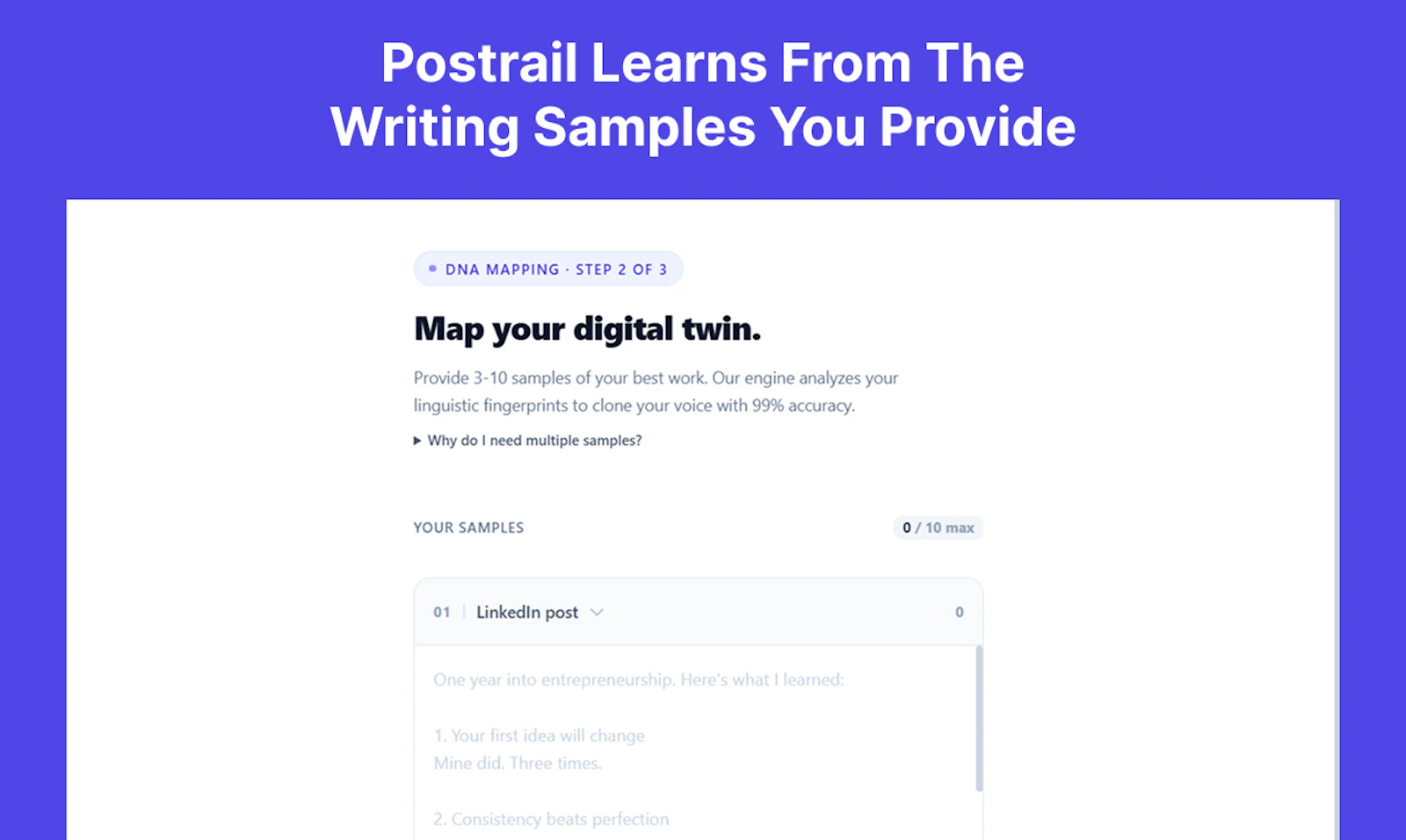 Postrail screenshot 2