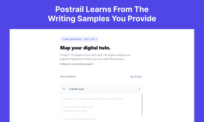 Postrail screenshot 2