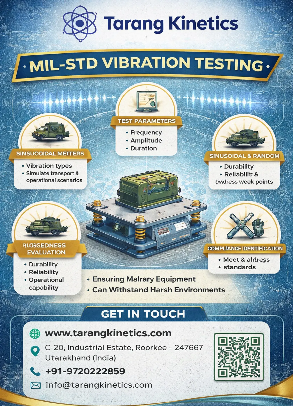 Banner del producto MIL-STD Vibration Testing