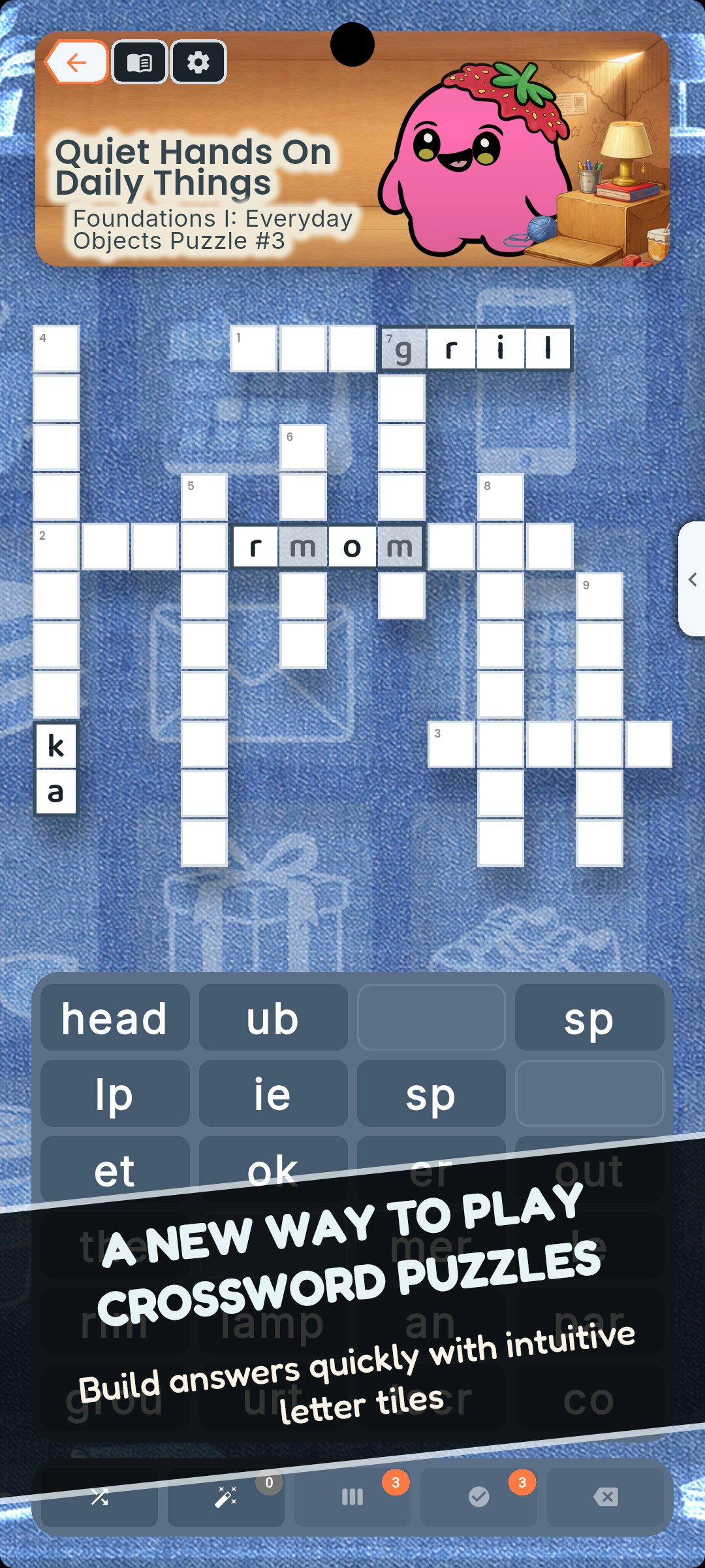My Mini Crossword - Main product screenshot demonstrating key features and user interface