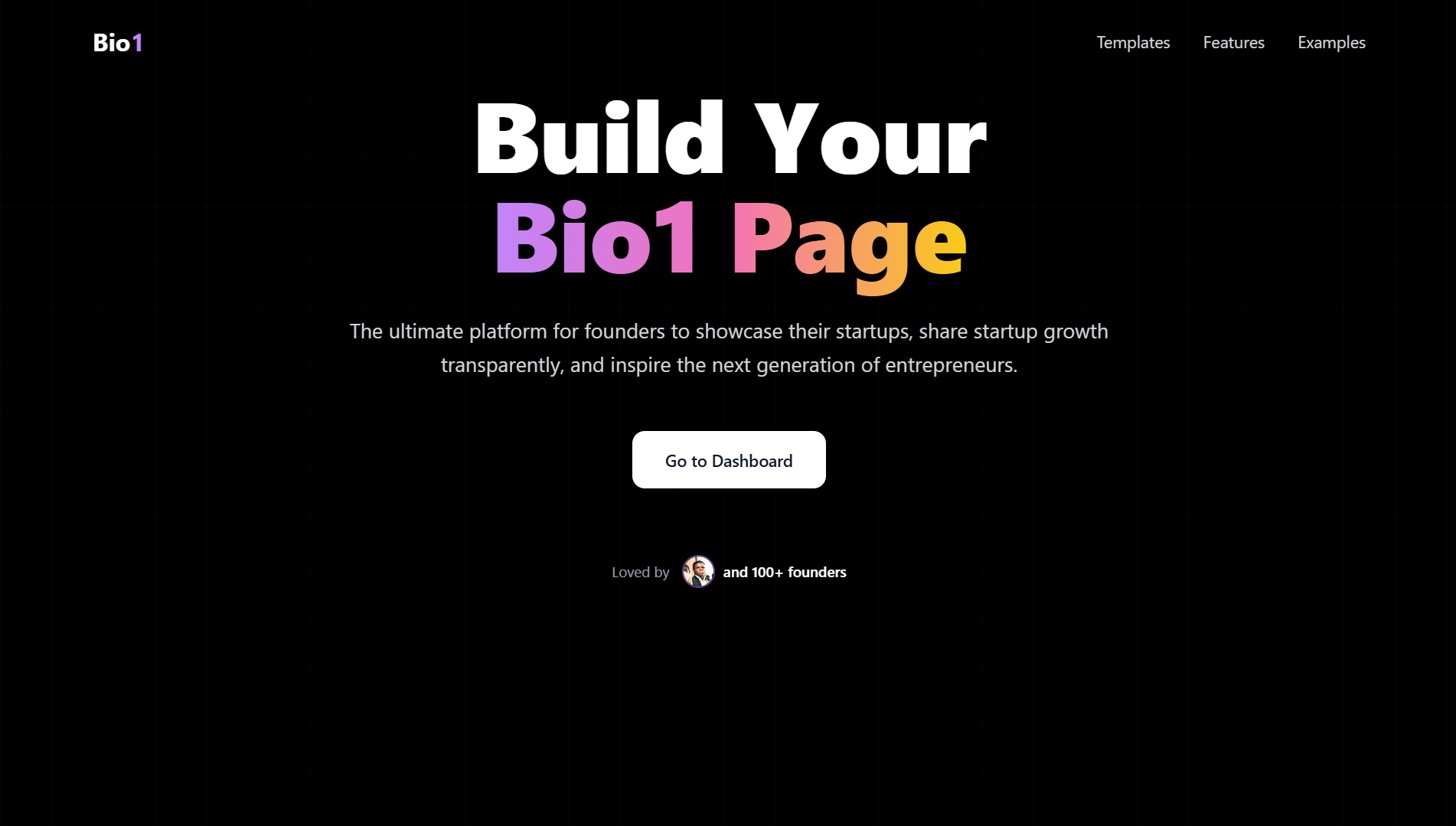 Pagina BIO1 - Collegamento in bio per i fondatori di startup media 2